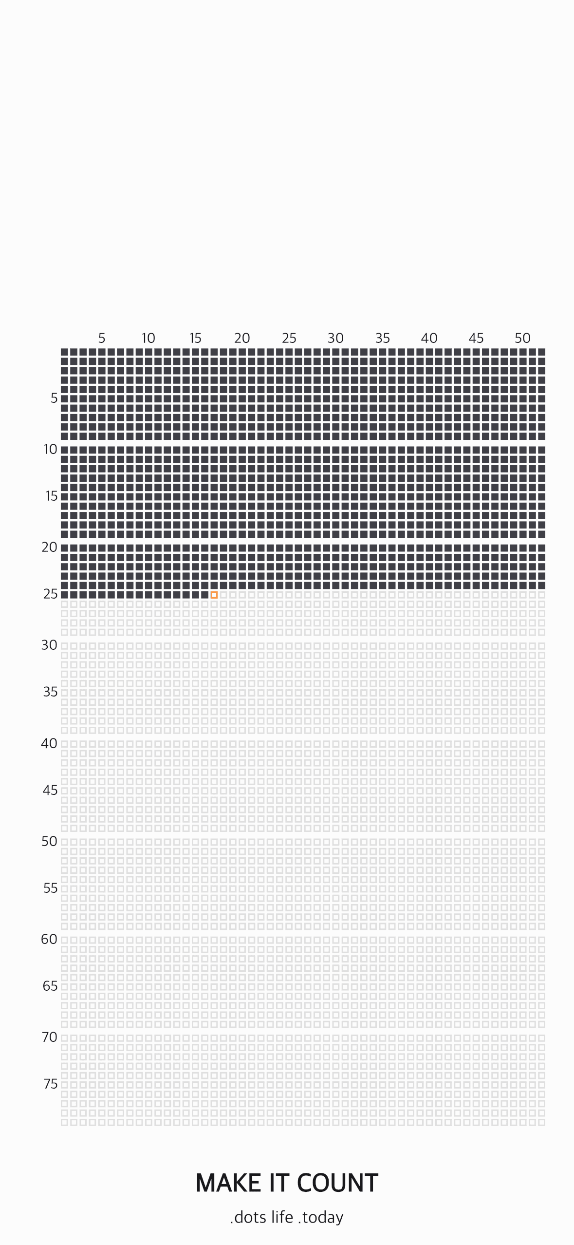 LifeDots habit tracker wallpaper — w4 — custom iPhone lock screen style LifeDots habit tracker wallpaper preview w4 for iPhone lock screen