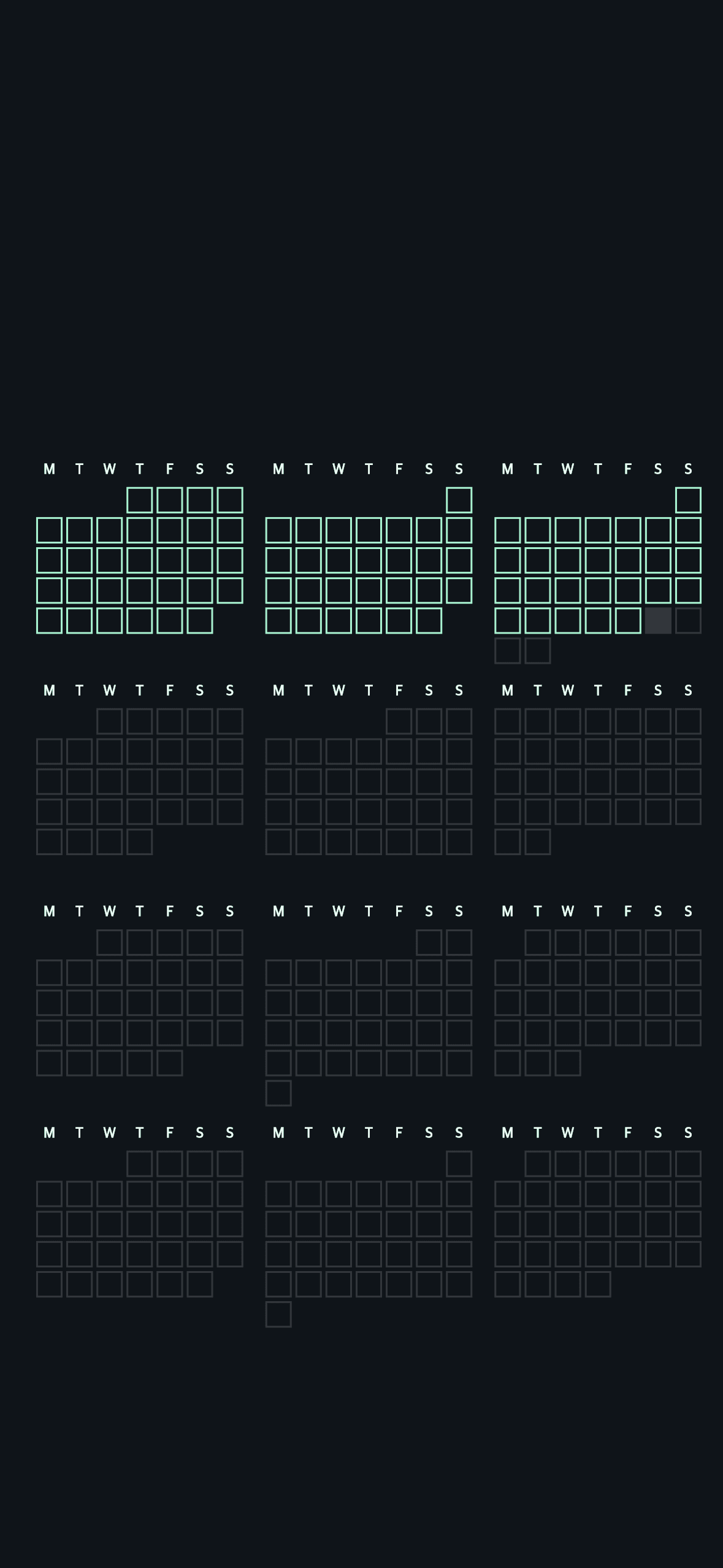 LifeDots habit tracker wallpaper — w8 — custom iPhone lock screen style LifeDots habit tracker wallpaper preview w8 for iPhone lock screen